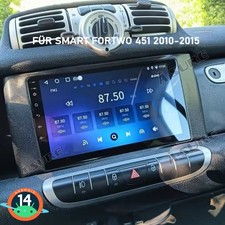 Apple Carplay Android 14 Autoradio GPS Navi WiFi Für Smart Fortwo 451 2010-2015