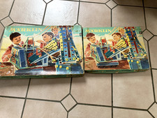 Märklin Metallbaukasten Grundpackung 1011 und Ergänzung 1031 in beschädigter OVP