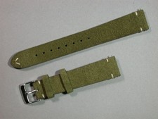 Wildleder Uhrenarmband Grün
