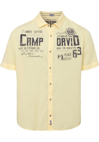 Camp david hemd neu - david, kurzarm