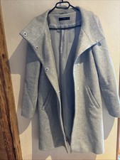 Hallhuber Wollmantel Hellgrau