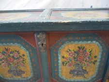 7367.         Alte Barock Truhe  Bauerntruhe Truhe Holztruhe