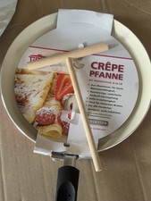 Crepe-Pfanne rot-creme 26cm