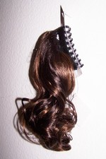 Haarteil -NICKI- Perücke Haarspange Topper Pferdeschwanz Solida Bel Hair