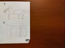 Schreibtisch, Dunkelbraun