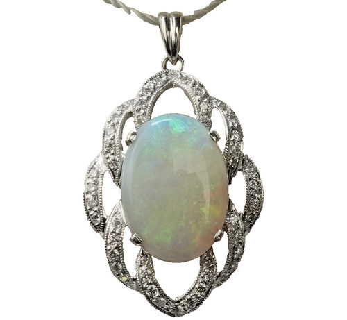 Anhänger gold opal austral - anhänger,