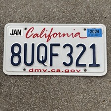 Original US Auto Kennzeichen Nummernschild USA 🇺🇸 California 