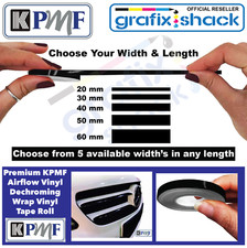 De-Chroming GLÄNZEND SCHWARZ CHROM LÖSCHBAND Verpackung Vinyl Wickel Gürtellinie KPMF 