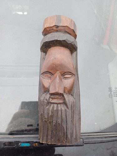 Geschnitzte holz kopf - holz,