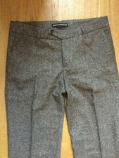 Edle Hose von Drykorn Gr. 1 bzw. 34 Tweed Wolle Seide braun TOP