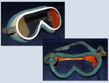 Motorradbrille DDR – ULTRASCHALLGEREINIGT – Gummibänder ausgeleiert