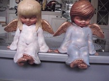 2 Engel Kantenhocker / Mädel