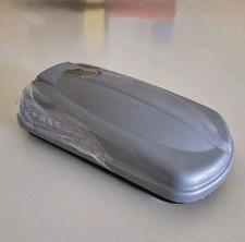 Stiftebox Brillenetui Aufbewahrungsbox als Dachbox Form 23x12x7cm Silber 