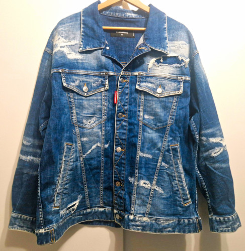 Dsquared2 oversize jeansjacke - dsquared2,