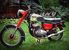 A4 Blechschild Jawa 250