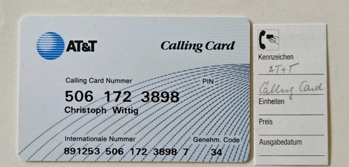 Calling card usa voll - tk,calling, card,at&t,usa,voll