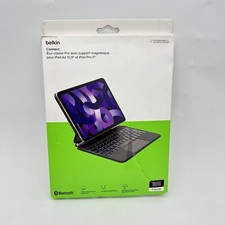 Belkin Pro iPad-Tastatur-Hülle mit magnetischem Ständer, Hintergrundbeleuchtung,