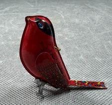 Nostalgie Spielzeug Christbaumschmuck Weihnachtsschmuck  Anhänger Tin Bird Vogel