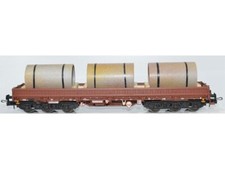 NPE NW22175 Schwerlastwagen Samms 454, braun/schwarz, DR, DC, Spur H0