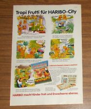 Seltene Werbung HARIBO TROPI FRUTTI Märklin Eisenbahn Promo 1984