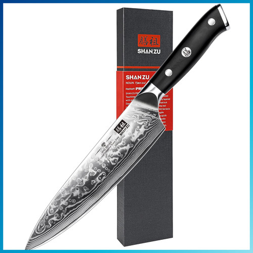 Damastmesser kochmesser 20cm - kochmesser,