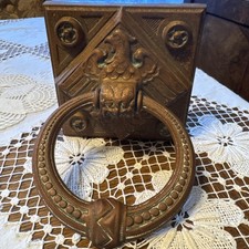 Preußen, Antiker Messing Türklopfer mit preußischem Adler