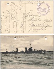 Torpedoboot 187 feldpost - ak,