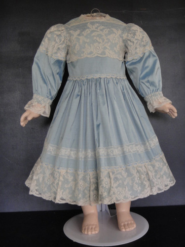 Blaue seidenrobe für - blaue,