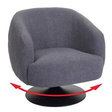 B-Ware Lounge-Sessel MCW-J76, Cocktailsessel drehbar, Bouclé Stoff, dunkelgrau