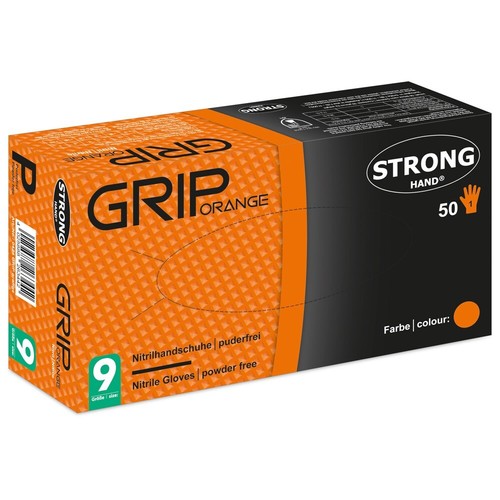 Grip orange einweghandschuh - grip,