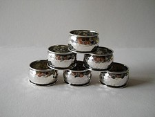 6 Serviettenringe, 50er Jahre