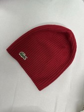 LACOSTE Mütze rot dunkelrot