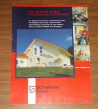 Seltene Werbung SchwörerHaus - Die Passivhaus-Experten 2004