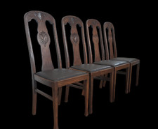 1 Alter Holzstuhl Salonstuhl