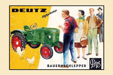 Blechschild 30x40 DEUTZ D 15