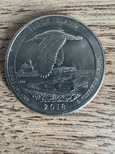 BLOCK ISLAND . 2018-D. B/UNC 