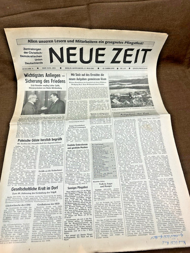 Ddr zeitung neue - neue, berlin