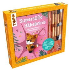 Kreativ-Set Supersüße Häkelminis. Anleitungsbuch + Material Buch (32 S., DIN A5,