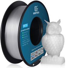 Geeetech PETG Filament Transparent 1kg/Spool 1.75mm Starke Haltbare Filamente DE
