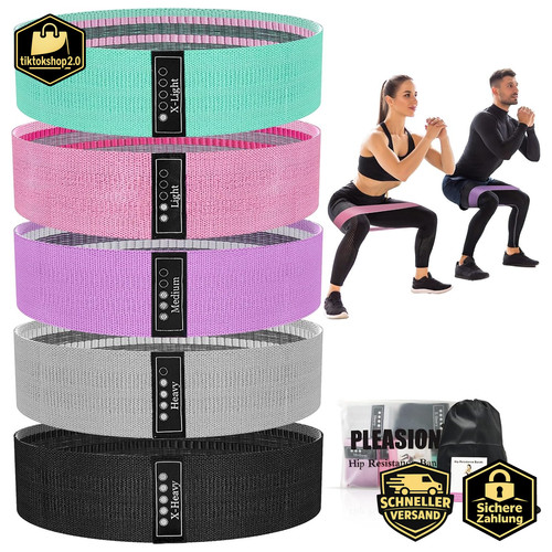 Fitnessband 5er set - fitnessband,