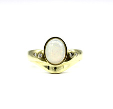 585 Gelbgold Ring Opal