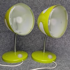 2er Set IKEA Skojig V1503 grün weiß Wolke Wand- Nachttischlampe  3,4W -24V LED 