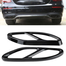 2PCS Schwarz Auspuffblende