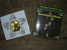 Kolibri Vögel Windspiel Fenster Deko Mobile in OVP