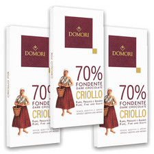 Dunkle Schokolade »Fondente Criollo« 70 %, 3er-Set. 