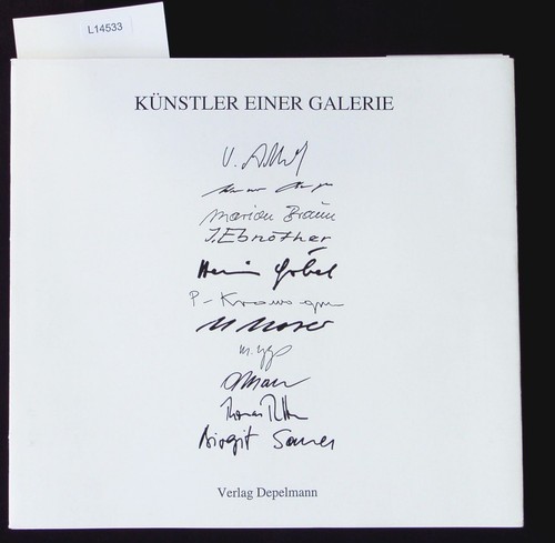 Künstler einer galerie - einer, udo