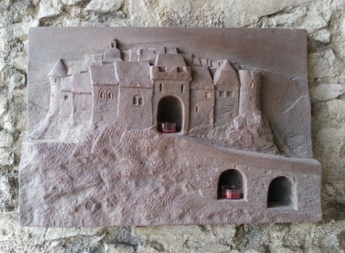 Stadtmauer burg festung relief - burg,