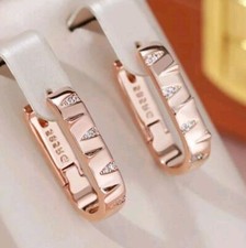 Luxus Ohrringe Huggie Creolen