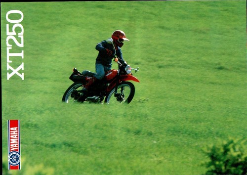 Yamaha 250 prospekt 1984 - xt,