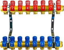 Messing Heizkreisverteiler 2 -